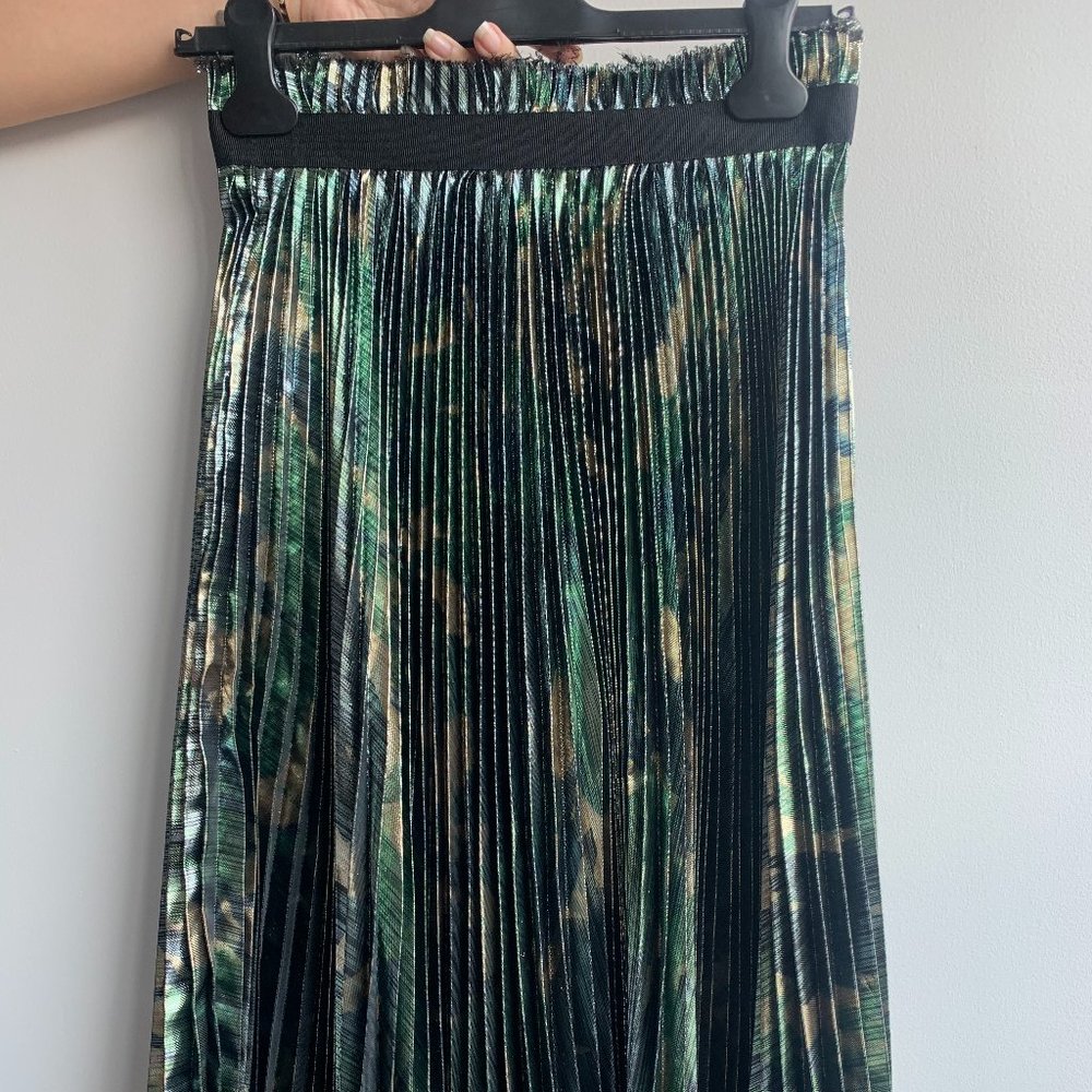 Off-White Brushstroke Plisse Skirt